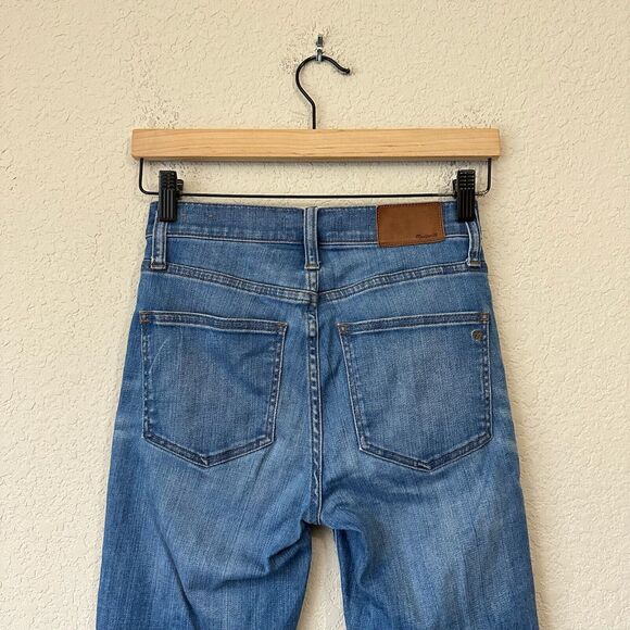 MADEWELL Cali Demi-Boot Jeans Chewed-Hem Edition Exposed Buttons #G0997 - Picture 8 of 15